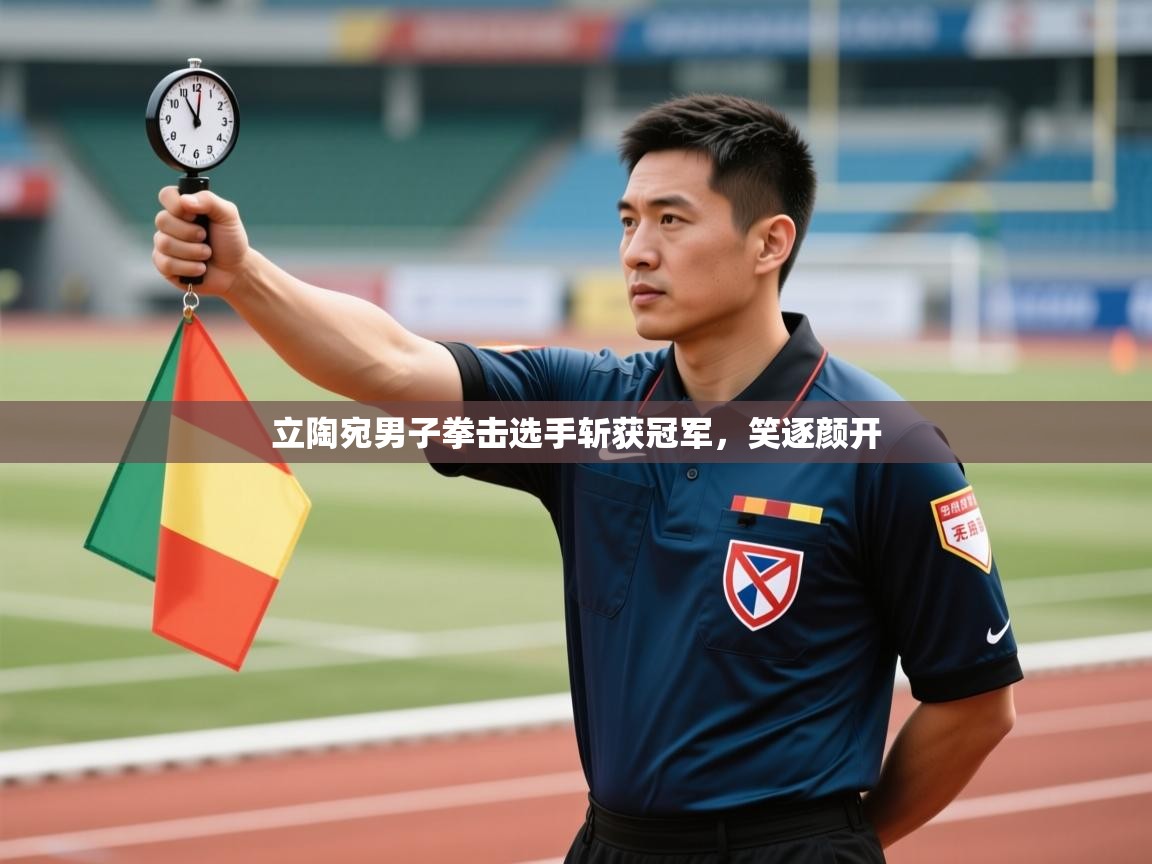 立陶宛男子拳击选手斩获冠军，笑逐颜开